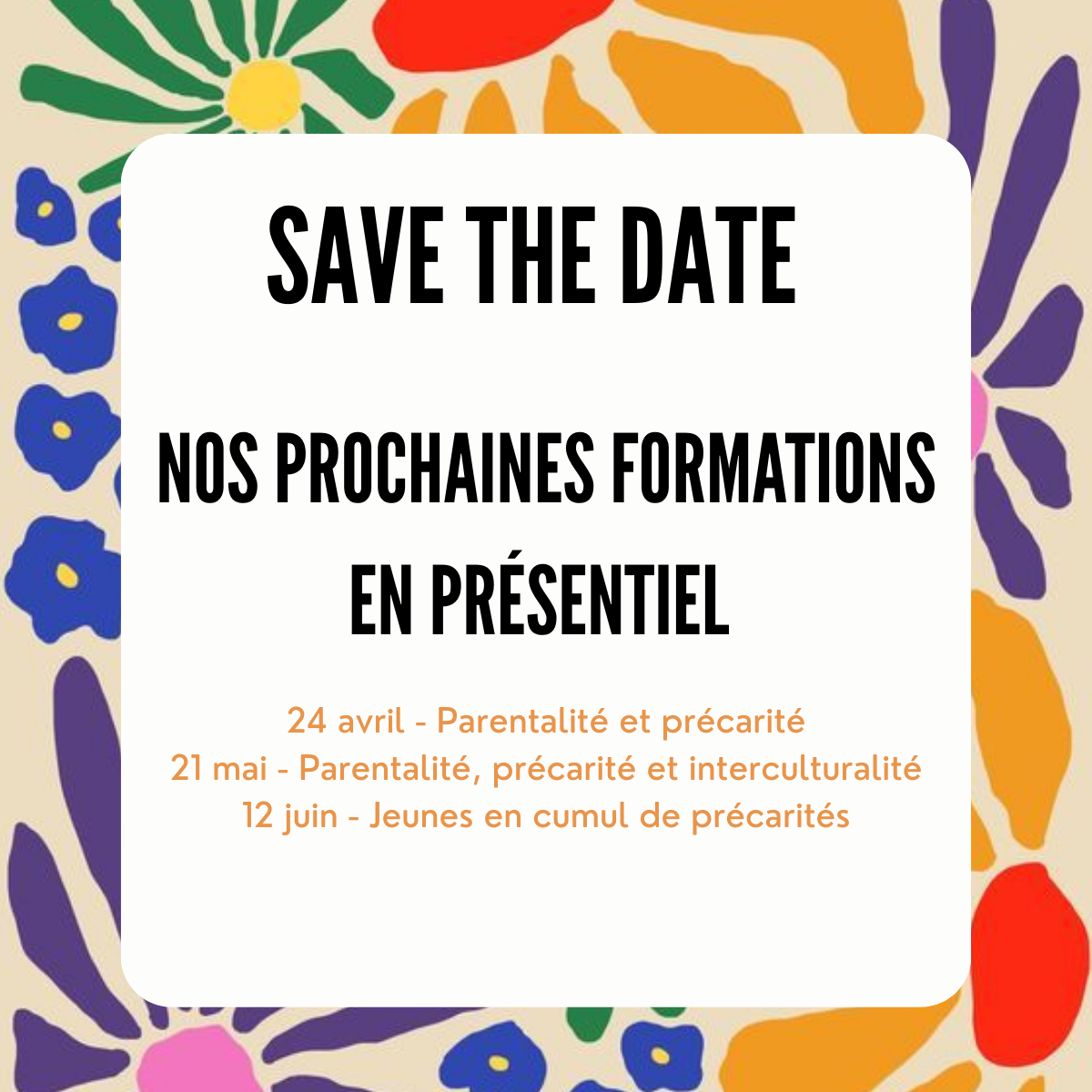 Prochaines formations 2026